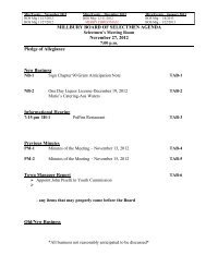 Board of Selectmen Agenda 11/27/2012 - Millbury, MA