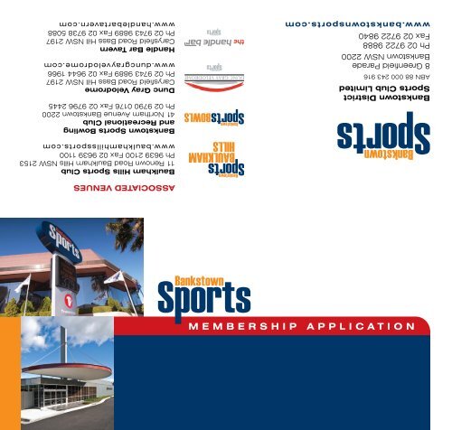 MEMBERSHIP APPLICATION