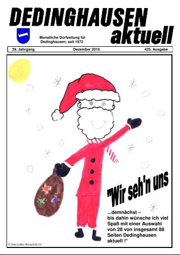 Monatliche Dorfzeitung für - Dedinghausen