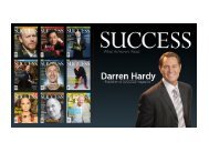 Productivity Secrets of Superachievers by Darren Hardy