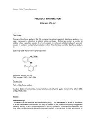 PRODUCT INFORMATION Solaraze 3% gel