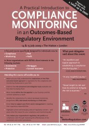 COMPLIANCE MONITORING