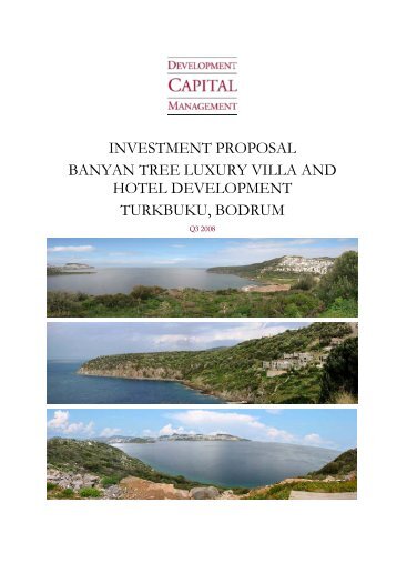 investment proposal - The Ottoman Fund