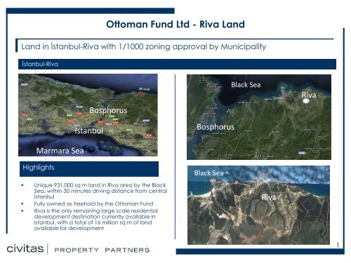 Ottoman Fund Ltd - Riva Land