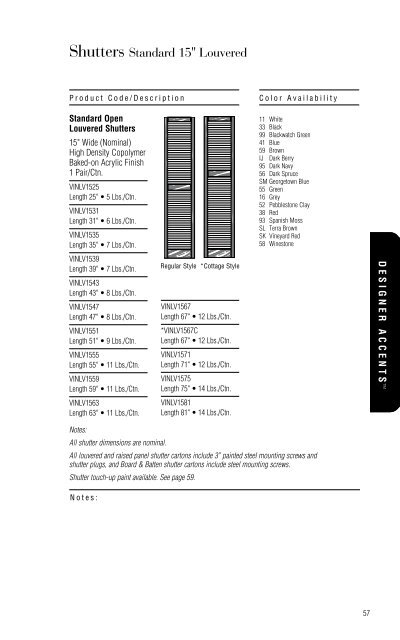 Table Of Contents