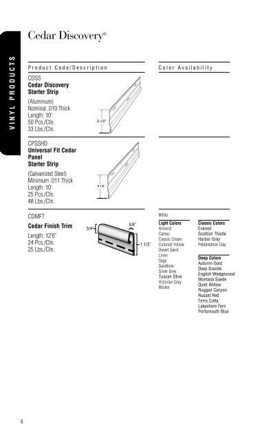 Table Of Contents