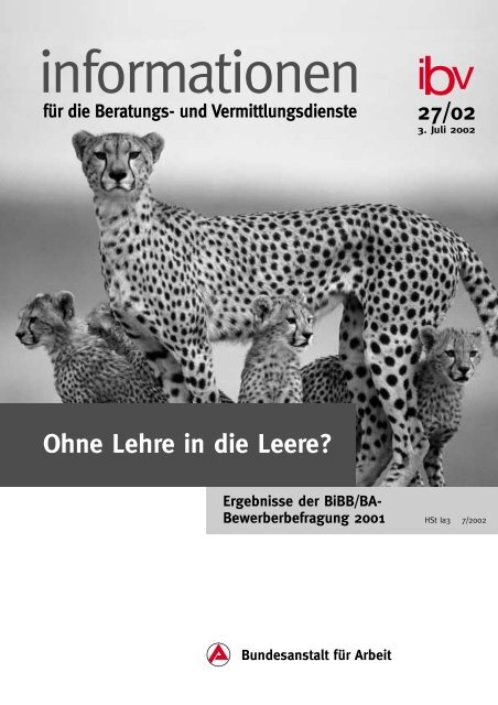 Ohne Lehre in die  Leere? Ergebnisse der BiBB/BA