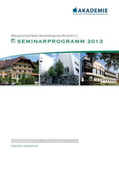 Seminarprogramm 2013 - Bildungswerk der Baden ...