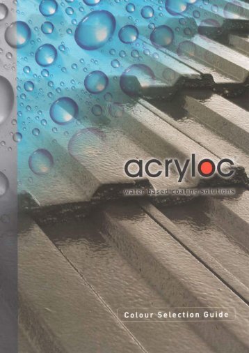 Acryloc Roof Coating Colour Chart - Concrete Colour Systems