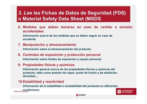 LA SEGURIDAD EN LOS LABORATORIOS DE PRÁCTICAS CON RIESGO QUÍMICO