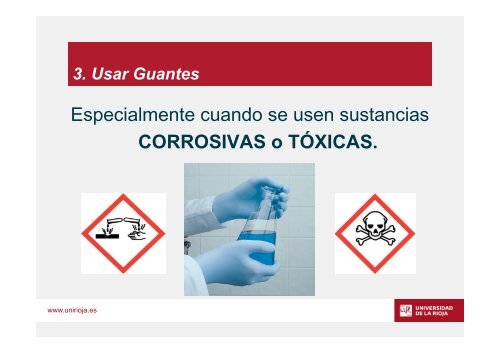 LA SEGURIDAD EN LOS LABORATORIOS DE PRÁCTICAS CON RIESGO QUÍMICO