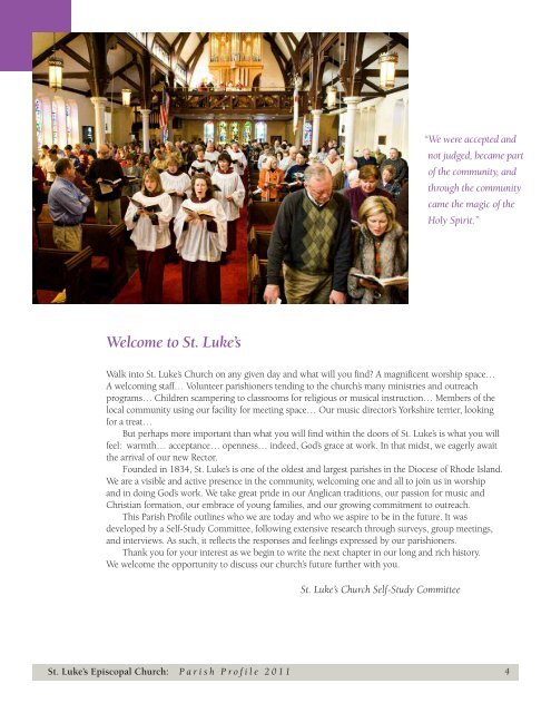 St Luke’s Church Parish Profile