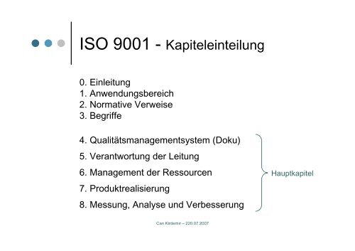 Referat "DIN EN ISO 9000 ff." - BiBB