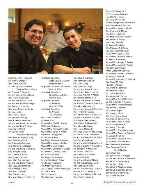 Pittsburgh Diocesan Priest New Seminary Rector