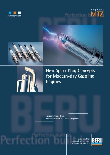 New Spark Plug Concepts - Beru.com