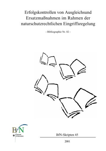 Erfolgskontrollen von Ausgleichs - Bundesamt für Naturschutz