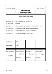 PROCEDURE Sondage urinaire