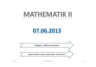 Stetigkeit / Differenzierbarkeit Eigenschaften trigonometrischer Funktionen