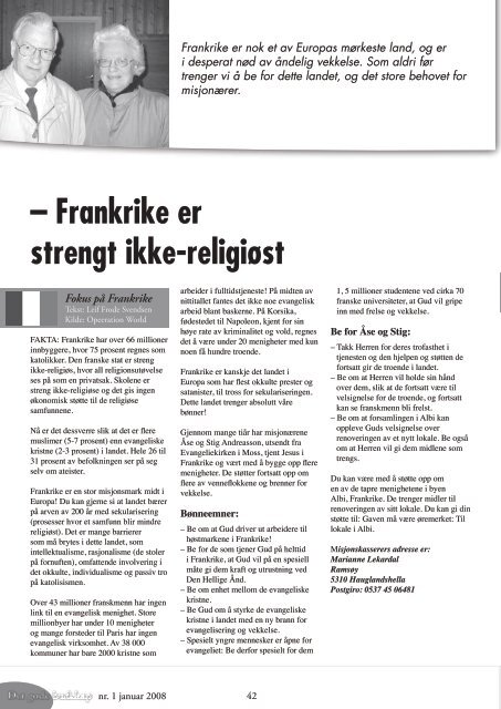 Da sa Herren til Moses - Den Frie Evangeliske Forsamling