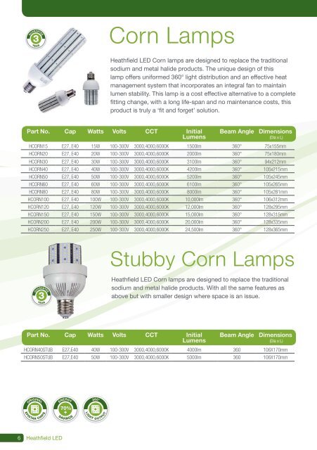 Heathfield LED Catalogue