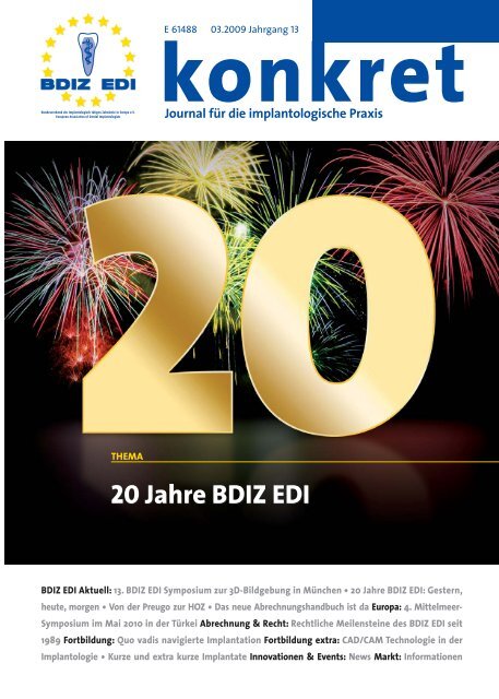 20 Jahre BDIZ EDI 20 Jahre BDIZ EDI