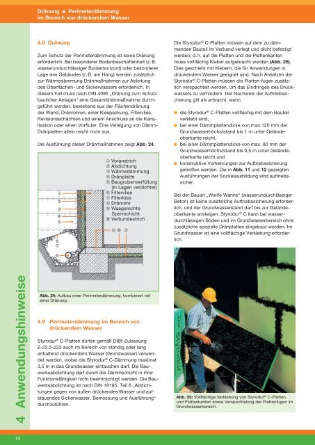 Styrodur C - XPS - Kellerdämmung - Broschüre Deutsch - BASF
