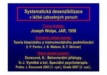 Systematická desenzibilizace