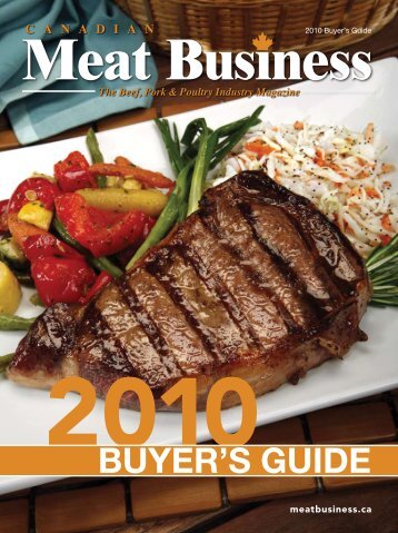 BUYER'S GUIDE - Canadian Meat Business