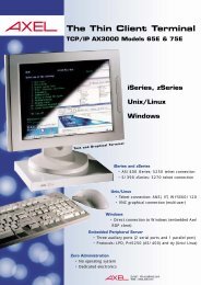 Client léger AXEL - Terminal Base - Platine Terminal AX3000/M75C - Ordinateurs