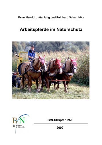 Arbeitspferde im Naturschutz - BfN-Skripten 256 - Bundesamt für ...