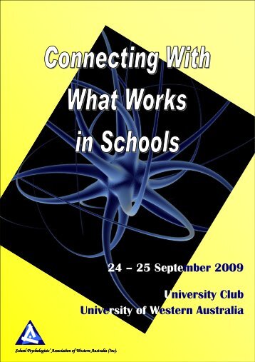 24 – 25 September 2009 University Club University of Western Australia