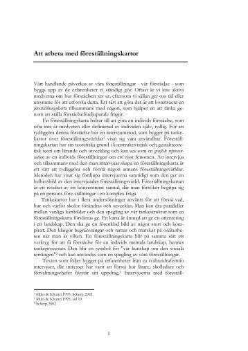 Föreställningskartan gestaltteoretisk representation komplext osäkerheten