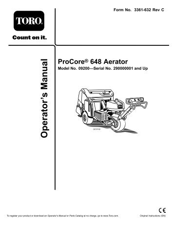 ProCore 648 Aerator