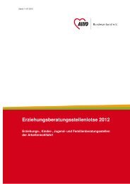 Erziehungsberatungsstellenlotse 2012 - Awo