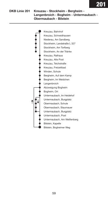 59 DKB Linie 201 Kreuzau - Stockheim - Bergheim ... - AVV