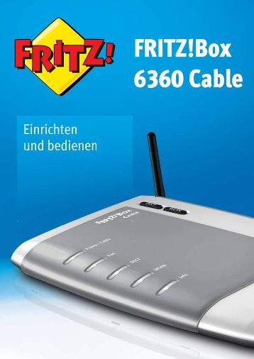 Handbuch FRITZ!Box 6360 Cable - AVM