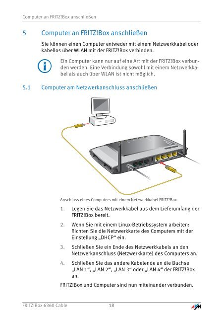 Handbuch FRITZ!Box 6360 Cable - AVM