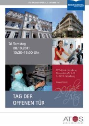 rnz-anzeigen-spezial, 5. oktober 2011 - ATOS Klinik Heidelberg