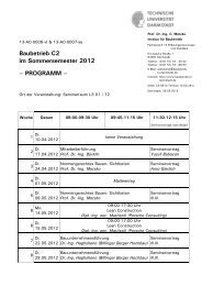 Baubetrieb C2 im Sommersemester 2012 - Institut für Baubetrieb ...