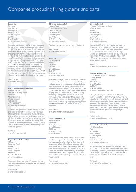 Midlands Aerospace Companies 2013 2014