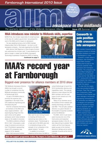 MAA’s record year at Farnborough