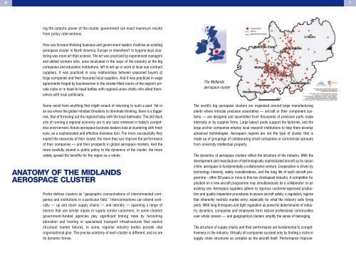 Mobilising the Midlands aerospace cluster
