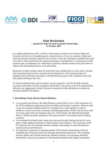 Joint Declaration