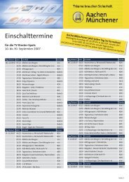 AM07 Schaltplan Sep 1 .indd - AachenMünchener