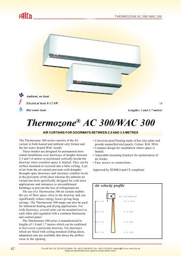 Thermozone AC 300/WAC 300