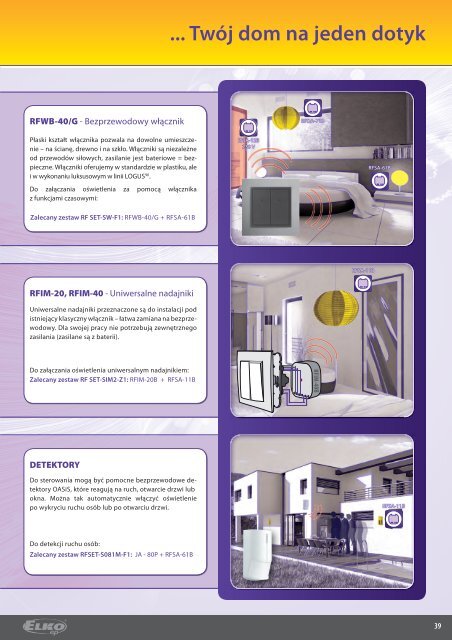 SYSTEM STEROWANIA BEZPRZEWODOWEGO www.rf-control.pl