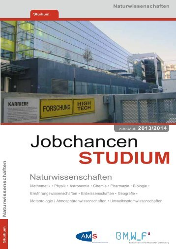 AMS Jobchancen Studium 2010/2011 - Naturwissenschaften