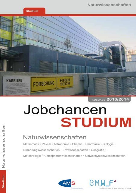 AMS Jobchancen Studium 2010/2011 - Naturwissenschaften