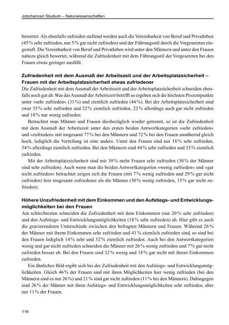 AMS Jobchancen Studium 2010/2011 - Naturwissenschaften