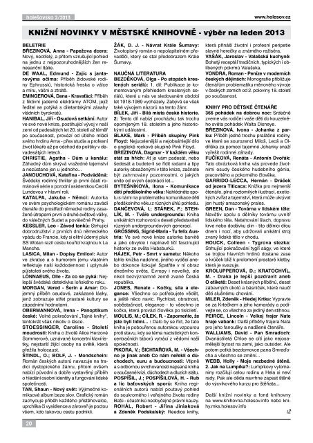 Holesovsko 02_2013.pdf - HoleÅ¡ov